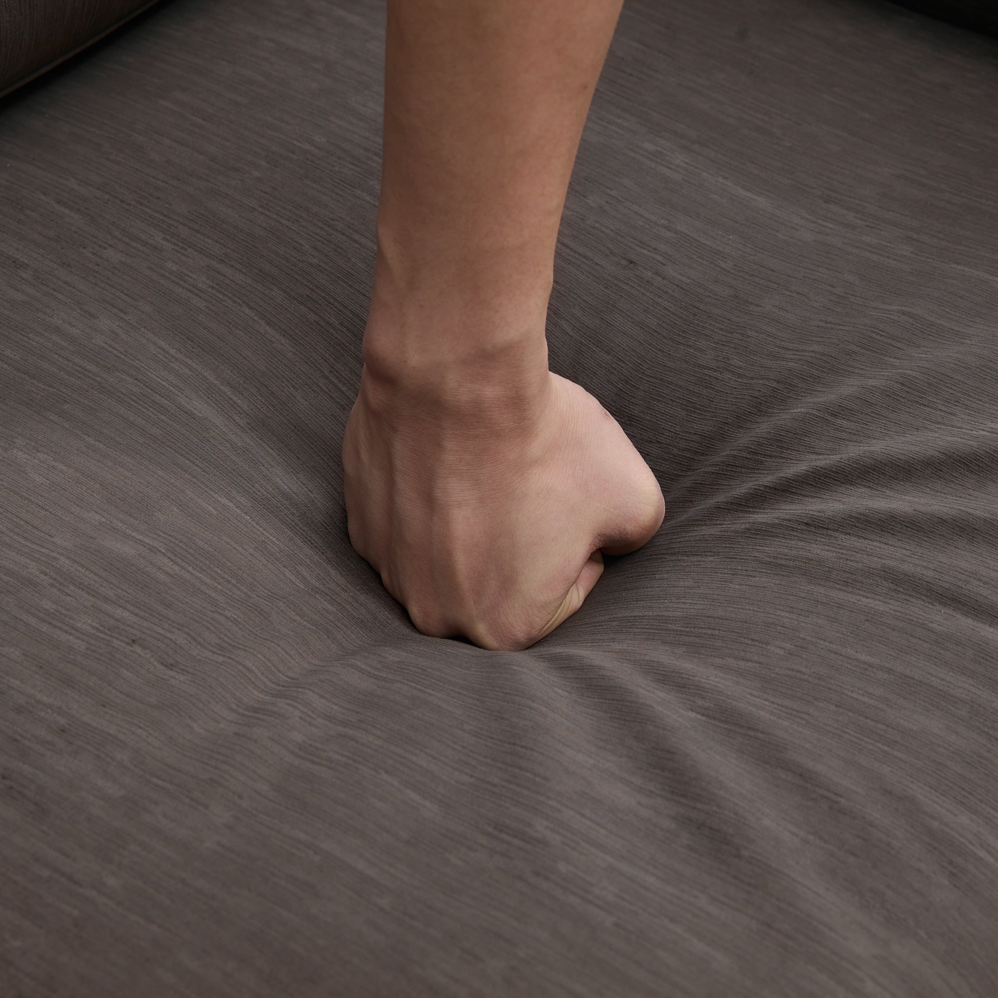 Sofa, 2-seater with Drawer Storage Function, Dark Grey