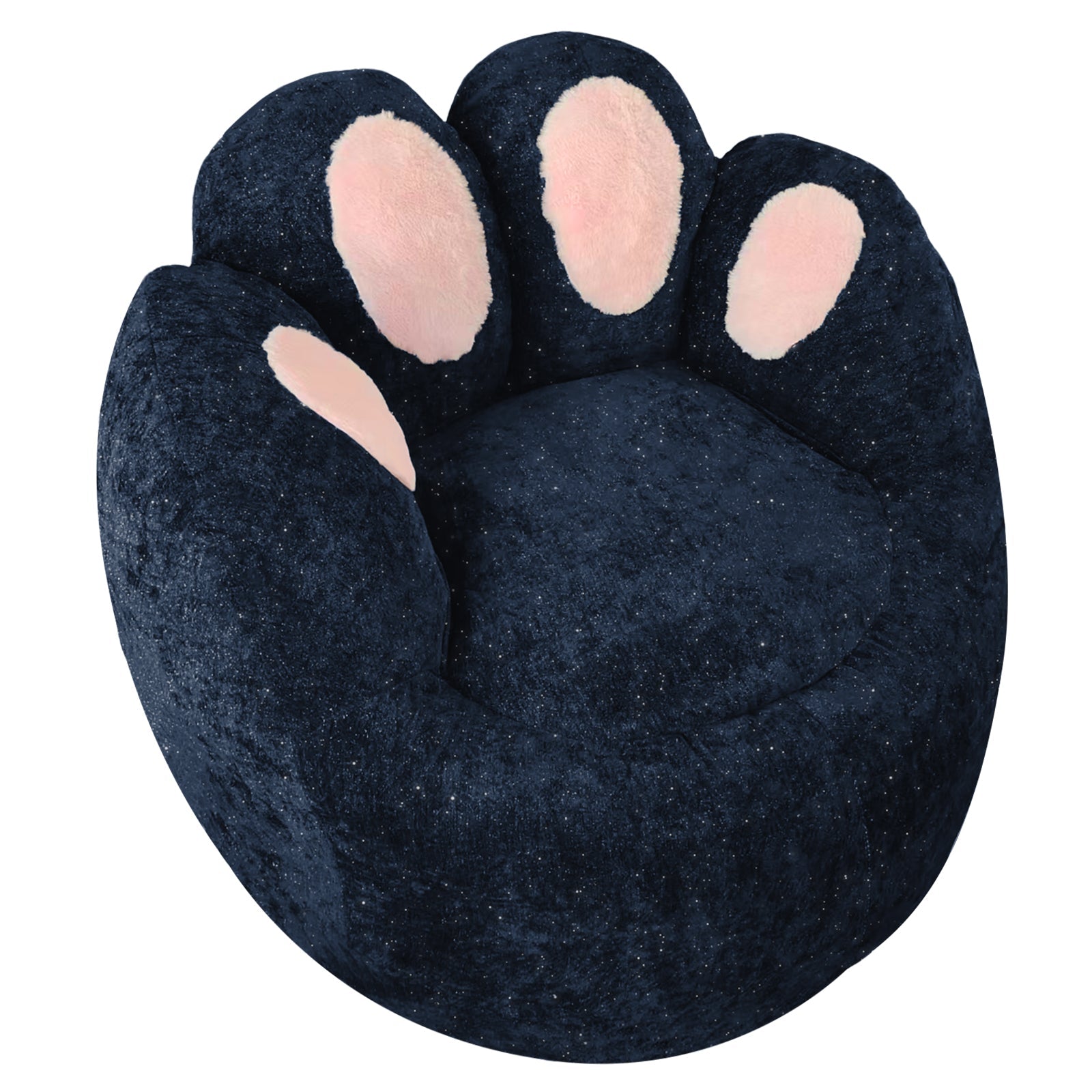 Sculptural Lounge Chair with Paw-Inspired Curved Contour Design, Lazy Sofa Chair