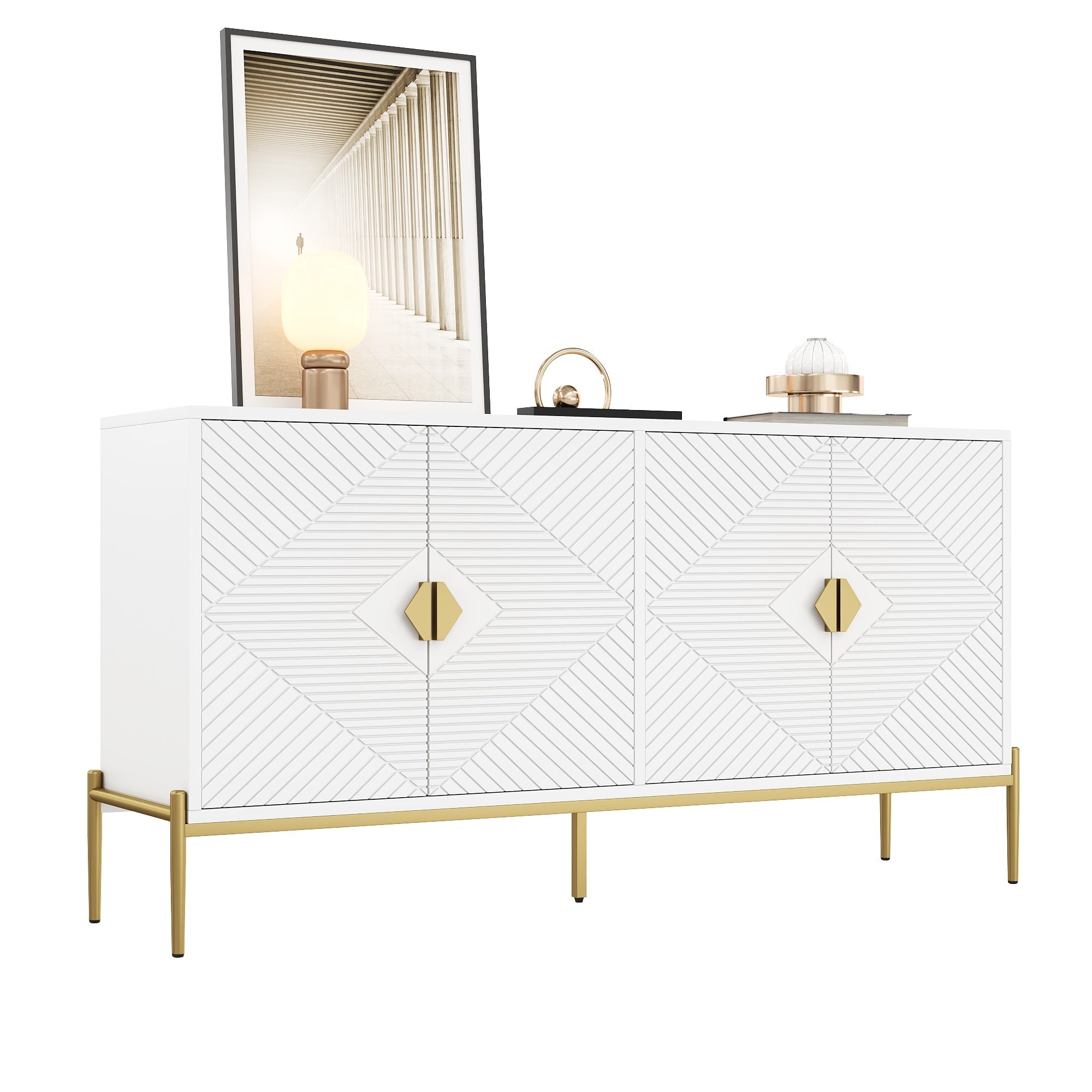 Modern Sideboard/Cabinet Storage Chest of Drawers 162 x 40 x 80cm