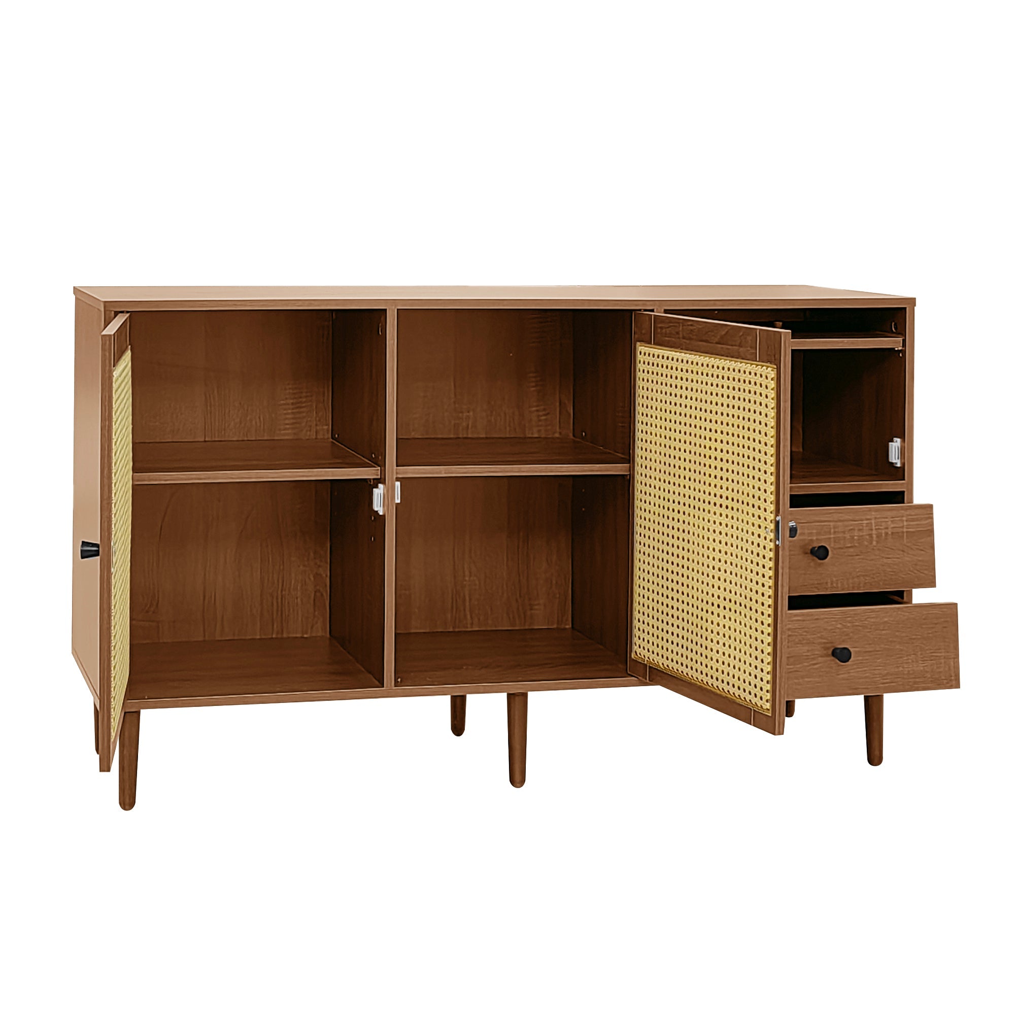 Sideboard Rattan Doors Country-Style