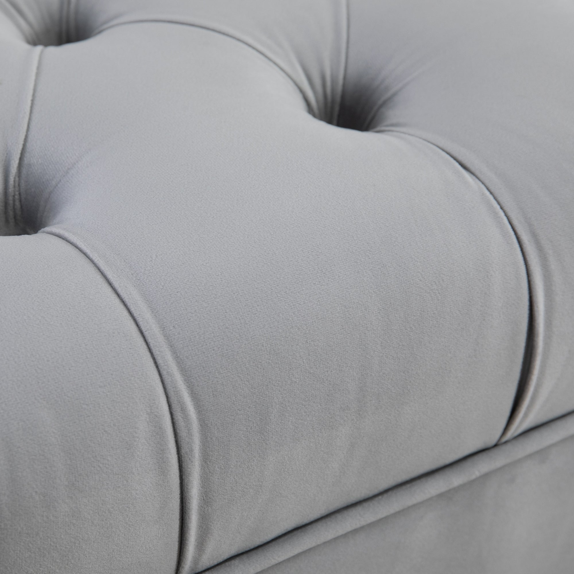Bench/Bed/Shoe Bench with Raised Legs 118x45x42cm Velvet Light Grey