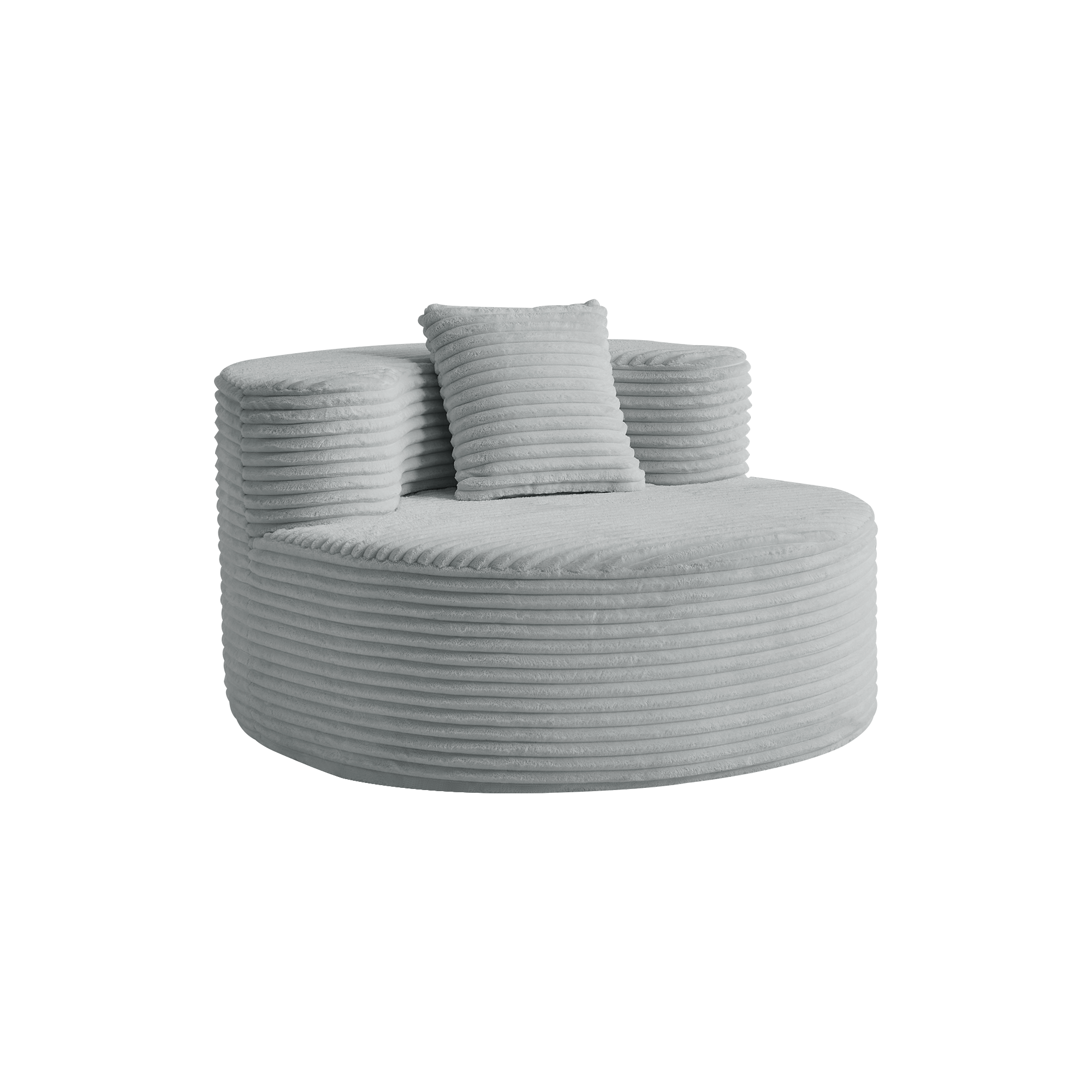 Adult Bean Bag Chair - Oversized Lounge Cushion - Flannel