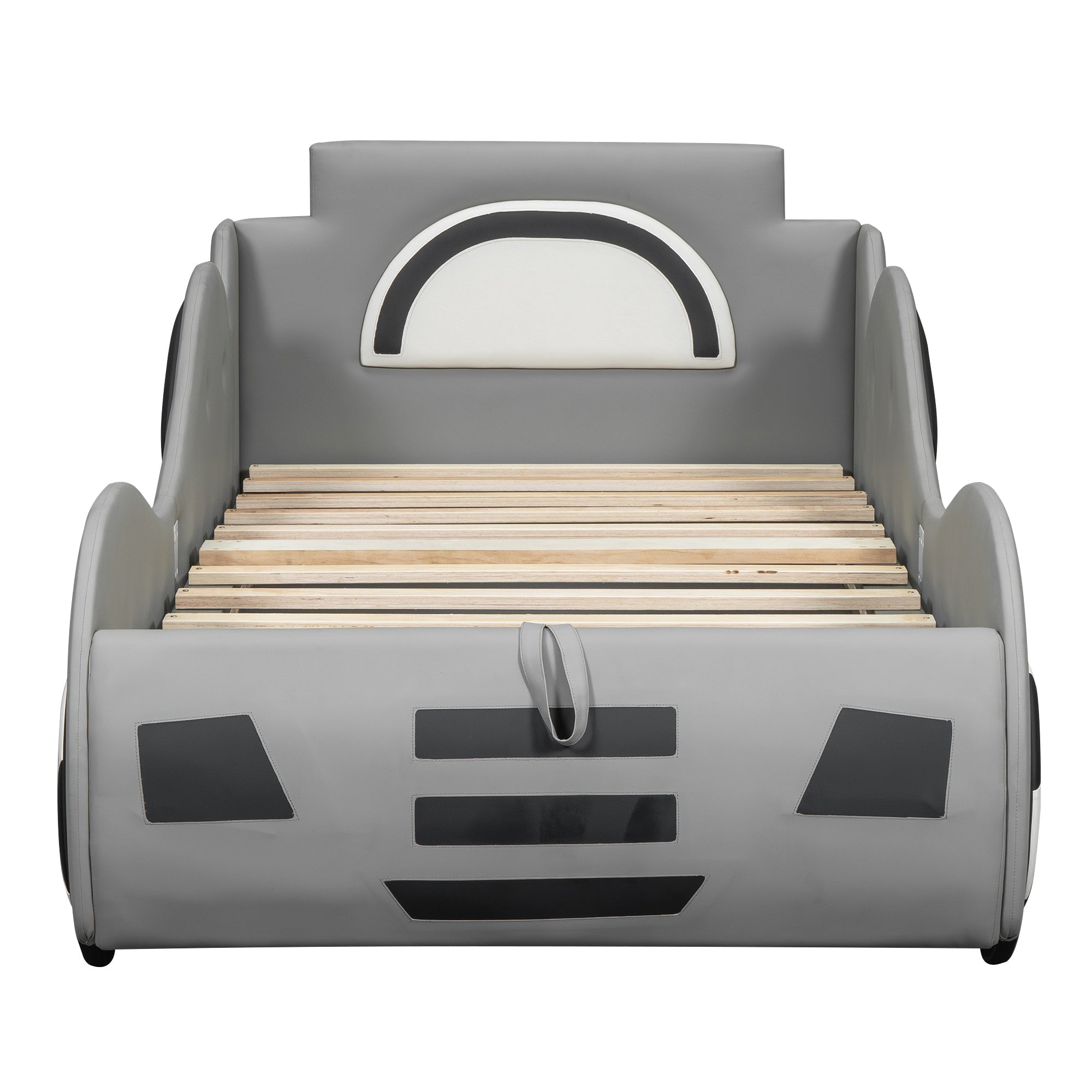 Car Bed 90x200cm Under-Bed Storage - Grey