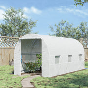 Greenhouse 450x200x200cm Robust Plant House UV-resistant Foil