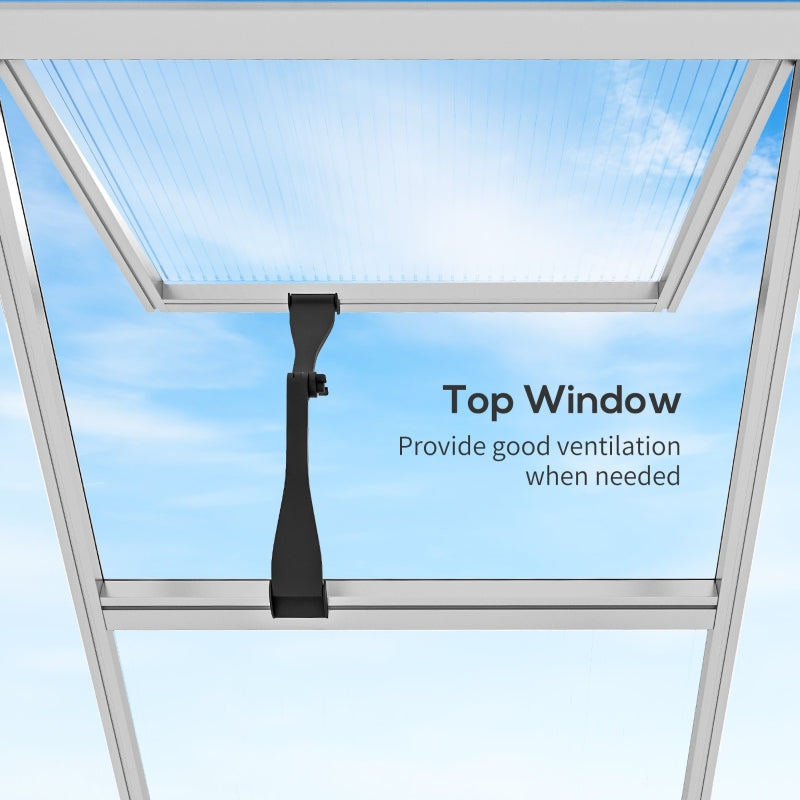 10 x 6ft Walk-In Greenhouse with Aluminium Frame