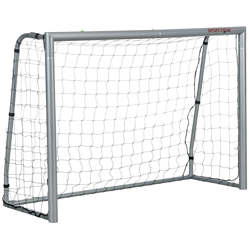 SPORTNOW Football Goal, 8ft x 5ft Garden Football Net, with Ground Stakes