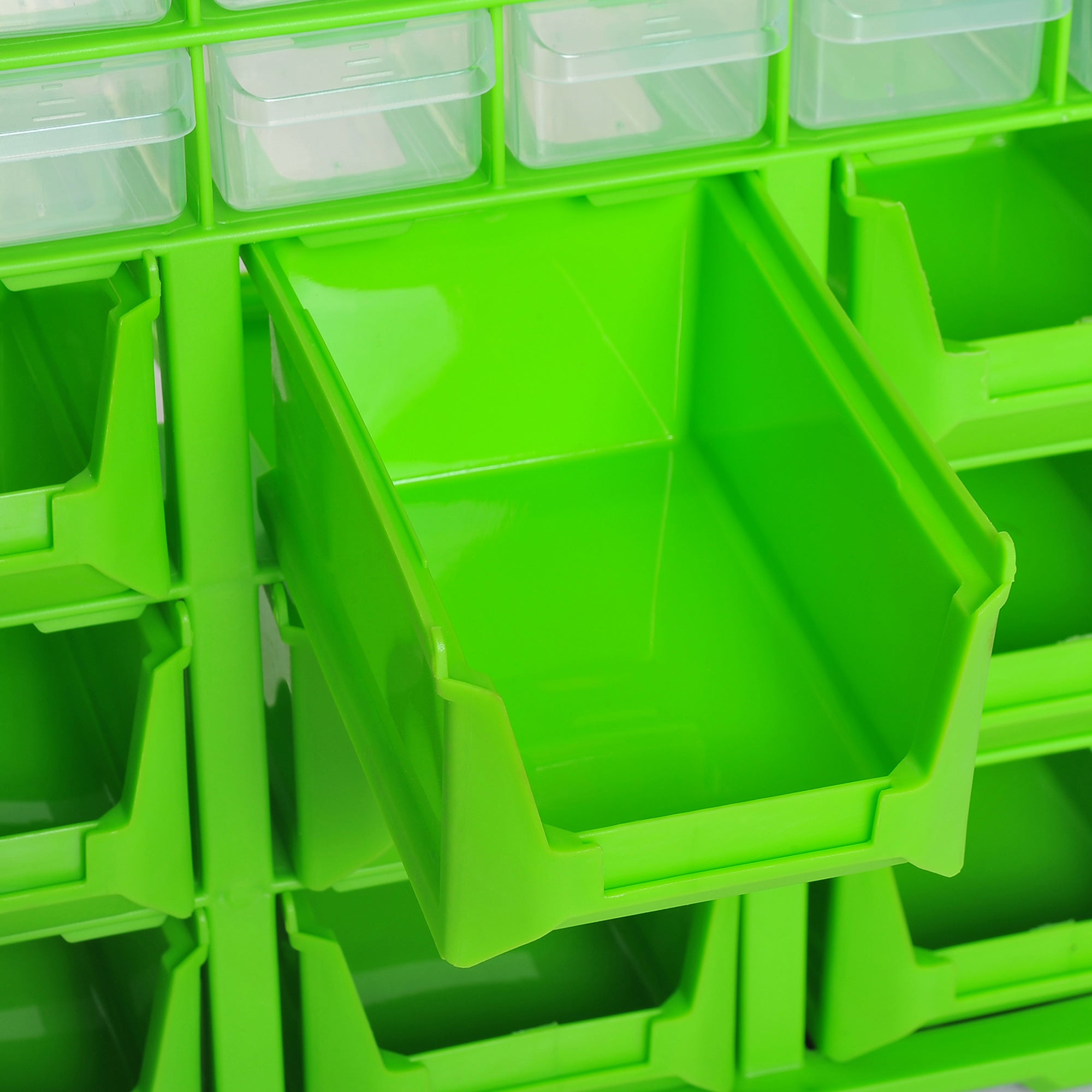 DURHAND Sorting Box with 39 Compartments, L38xW16xH47.5cm, Green