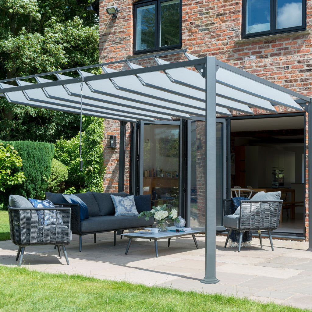Pandora - 3x3m Pergola (Grey)