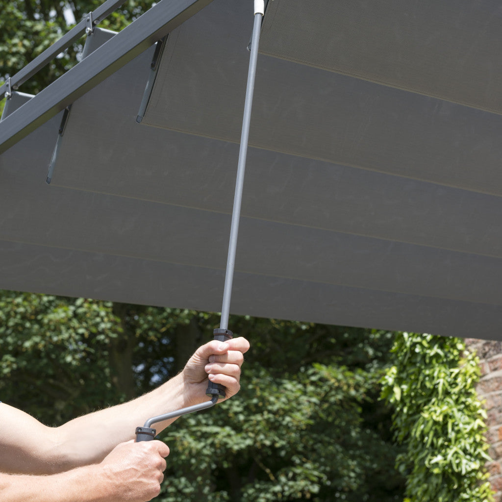 Pandora - 3x3m Pergola (Grey)