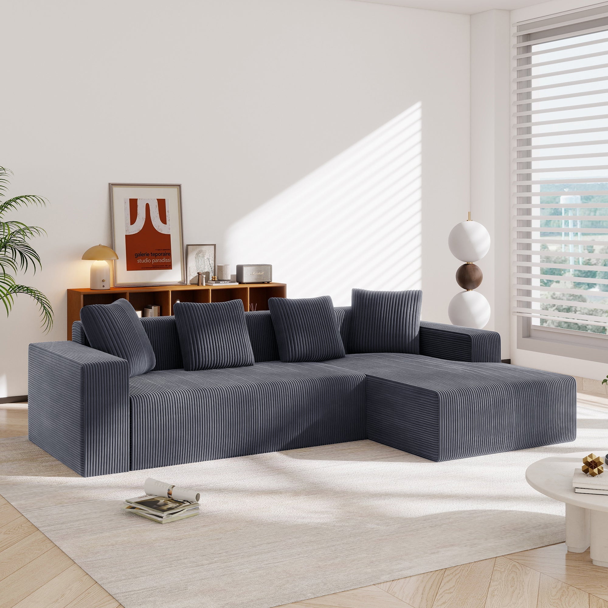 Cloud Modular Sofa L-Shape Deep Seat - Upholstered
