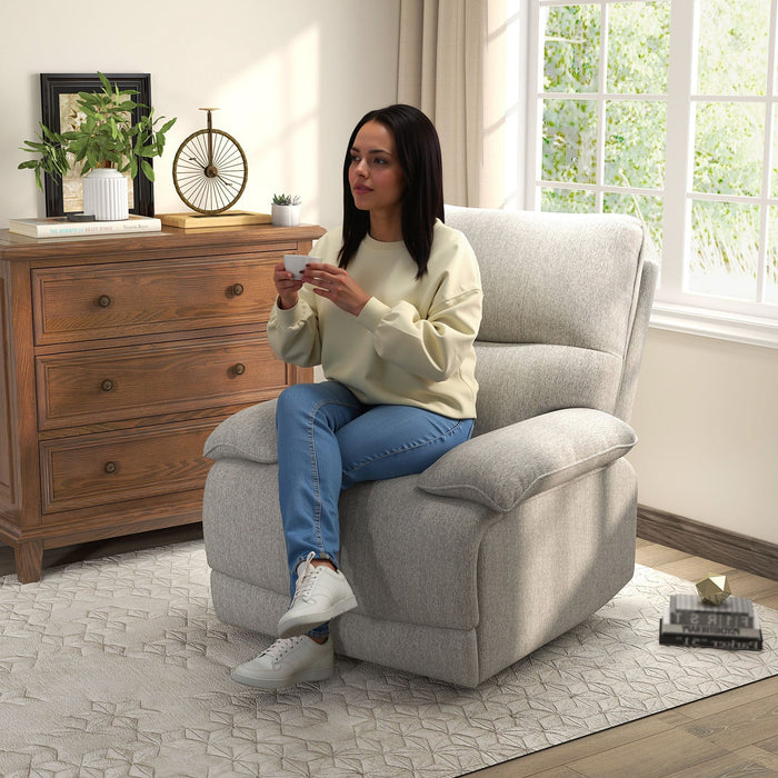 Reclining TV Armchair, Swivel Function Spring Core System Footrest