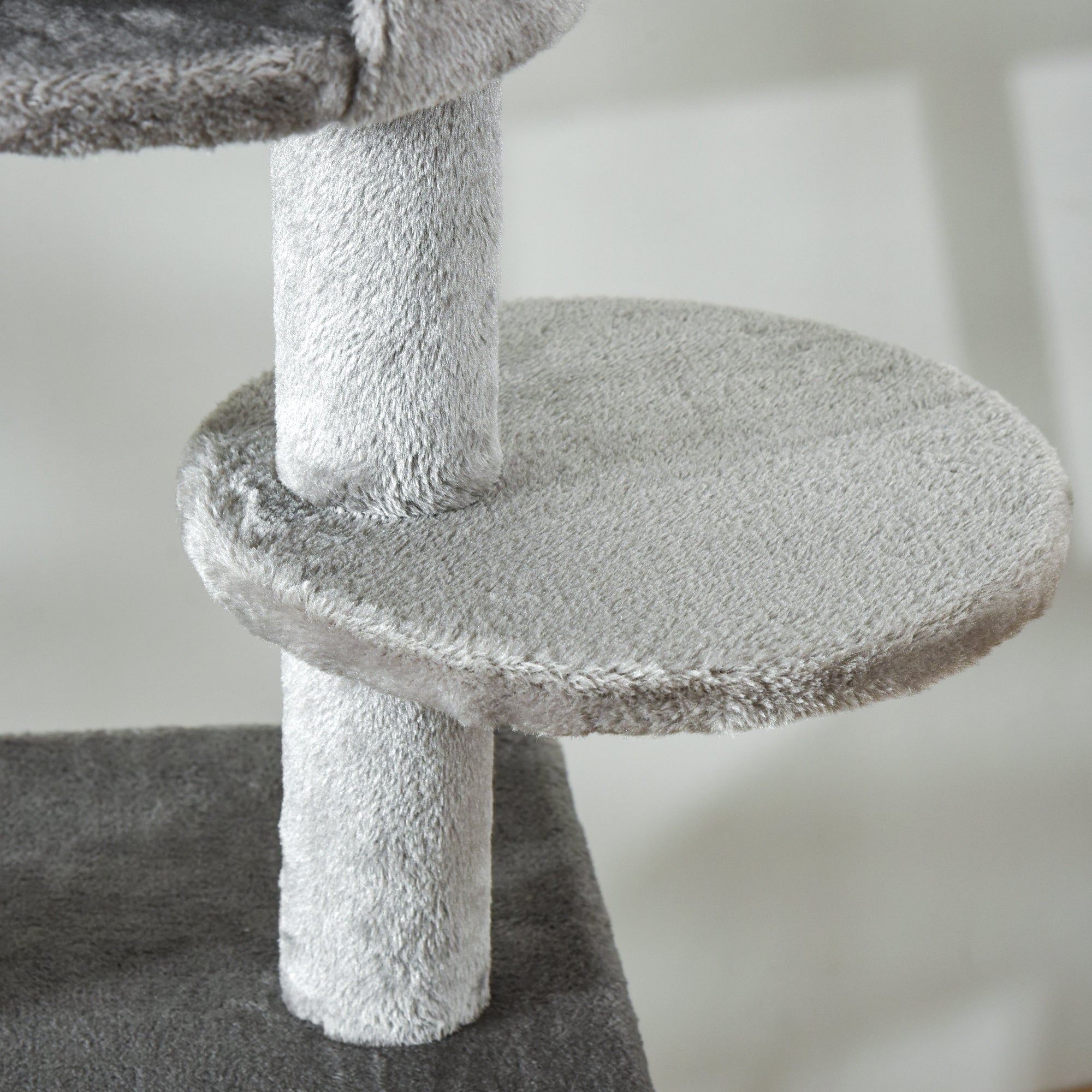 Cat Tree, XXL, Height-Adjustable, Sisal, Light Grey
