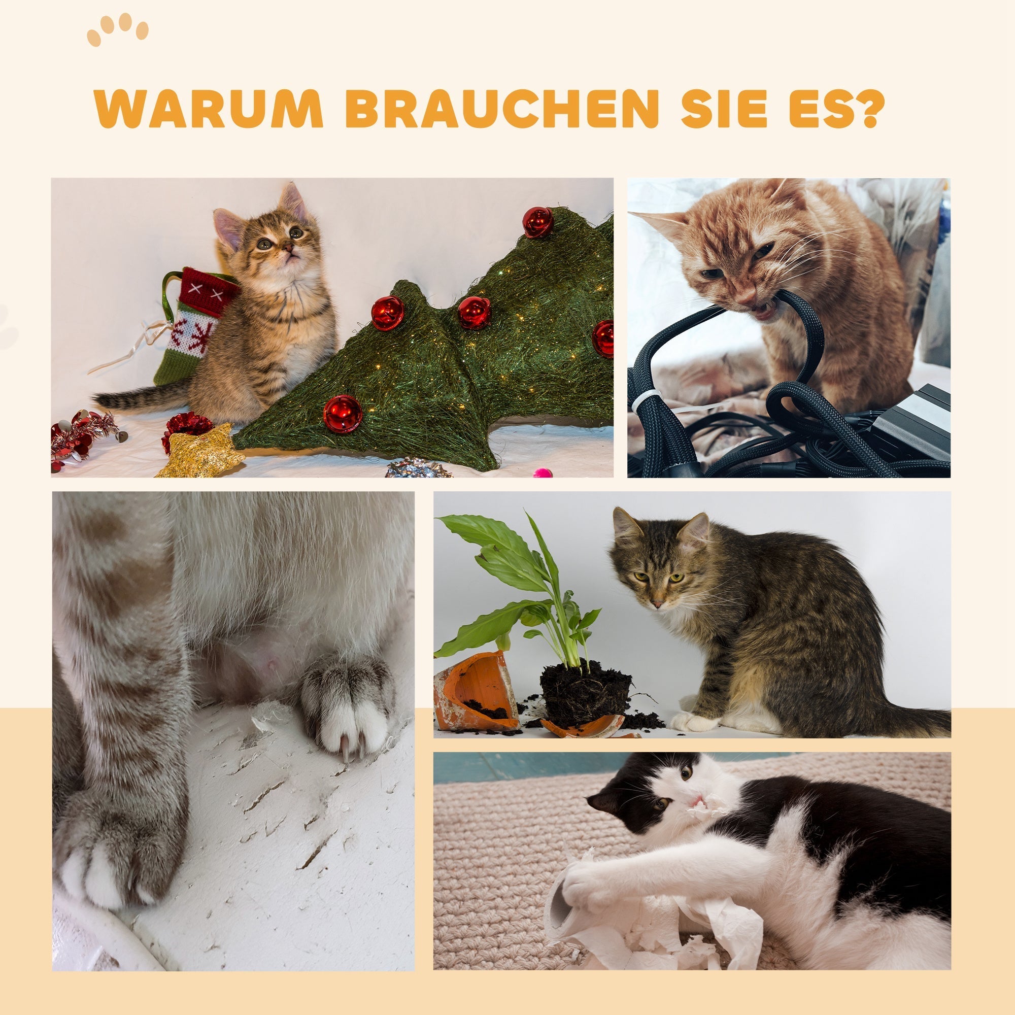 Katzenlaufrad, 91 cm, Bremse & Kratzbrett, Grau