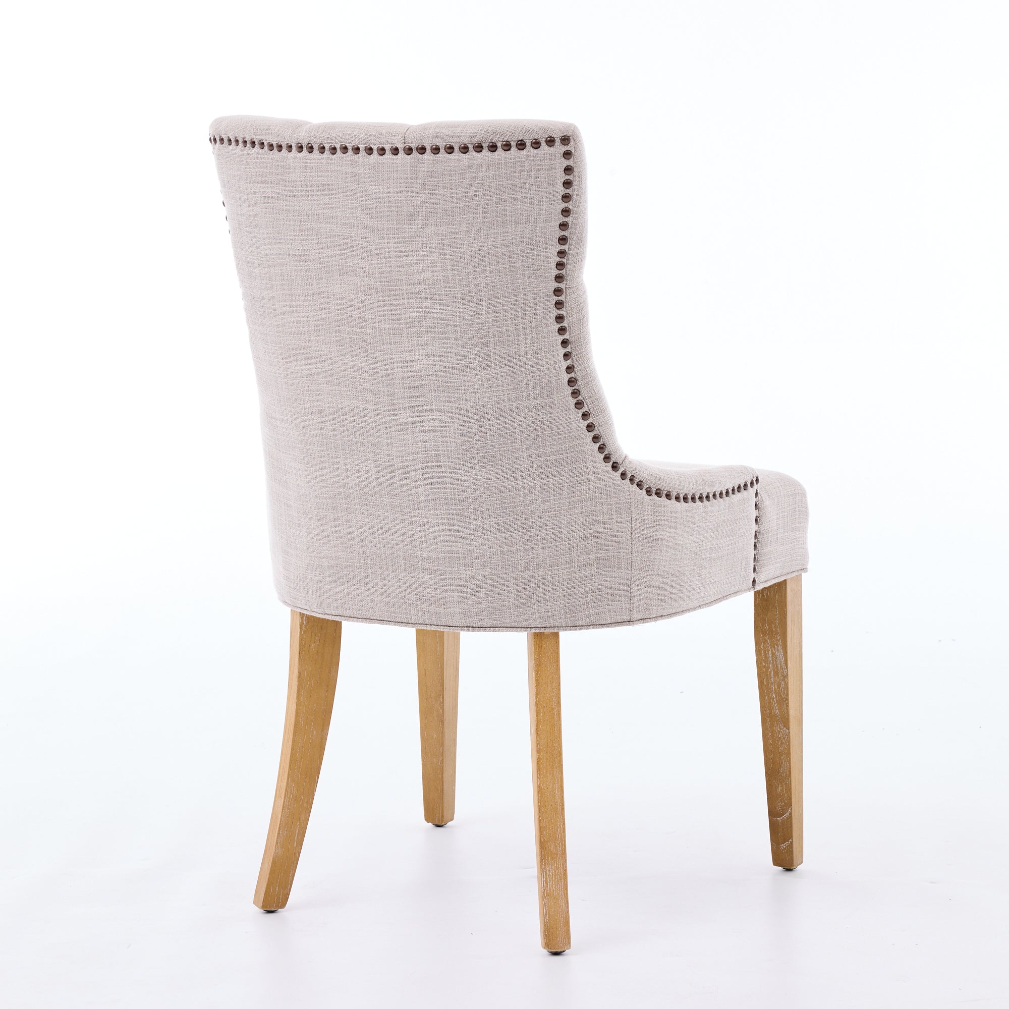 Dining Room Armchair Set of 2 Upholstered Modern Design Fabric