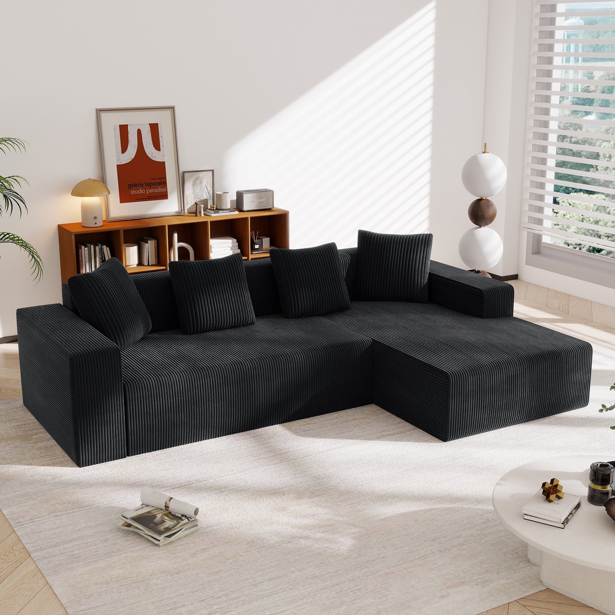 Cloud Modular Sofa L-Chaise Deep Seat - Upholstered