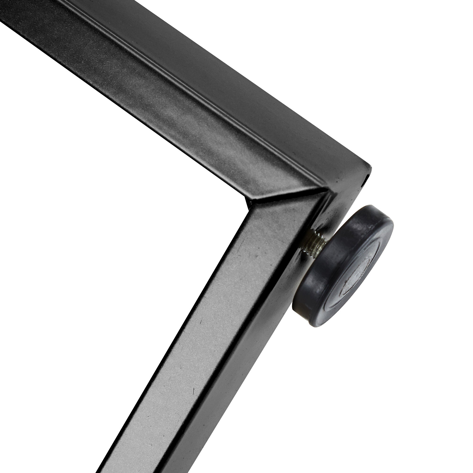 Kitchen Table Modern Marble Top Sturdy Metal Frame - White/Black