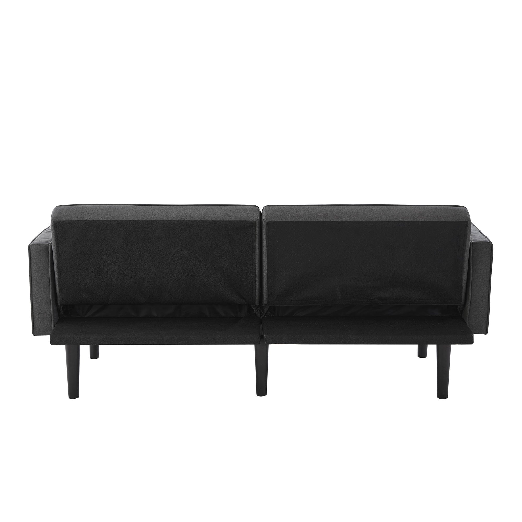 Sofa Bed, Multifunctional 2-in-1, Adjustable Backrests, Cotton Linen Fabric