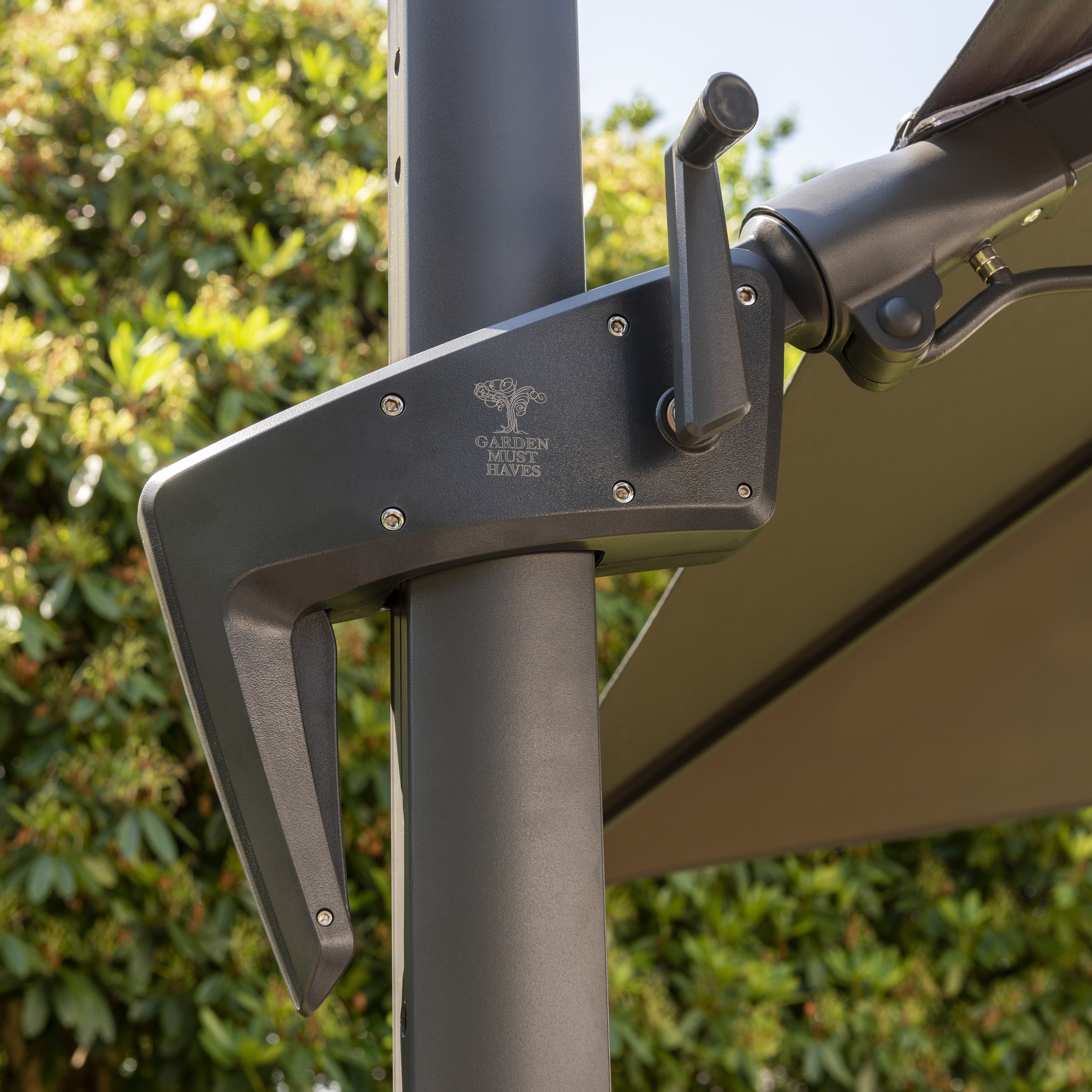 Royce - Executive Standard Cantilever Parasol with Night Cover (Taupe)