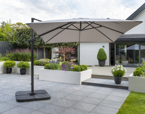 Royce - Executive Standard Cantilever Parasol with Night Cover (Taupe)