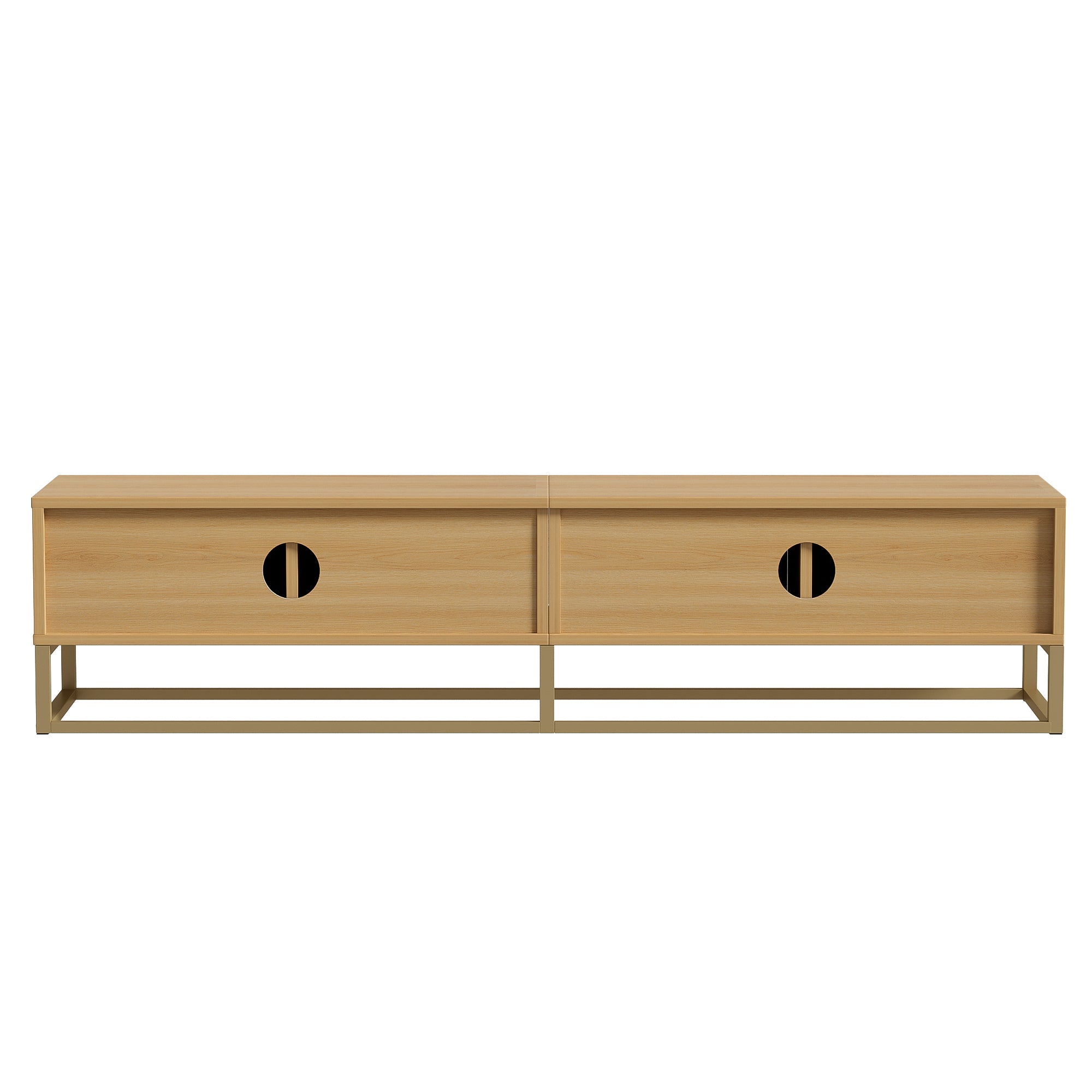 TV Cabinet 180 cm, Wood Grain Finish