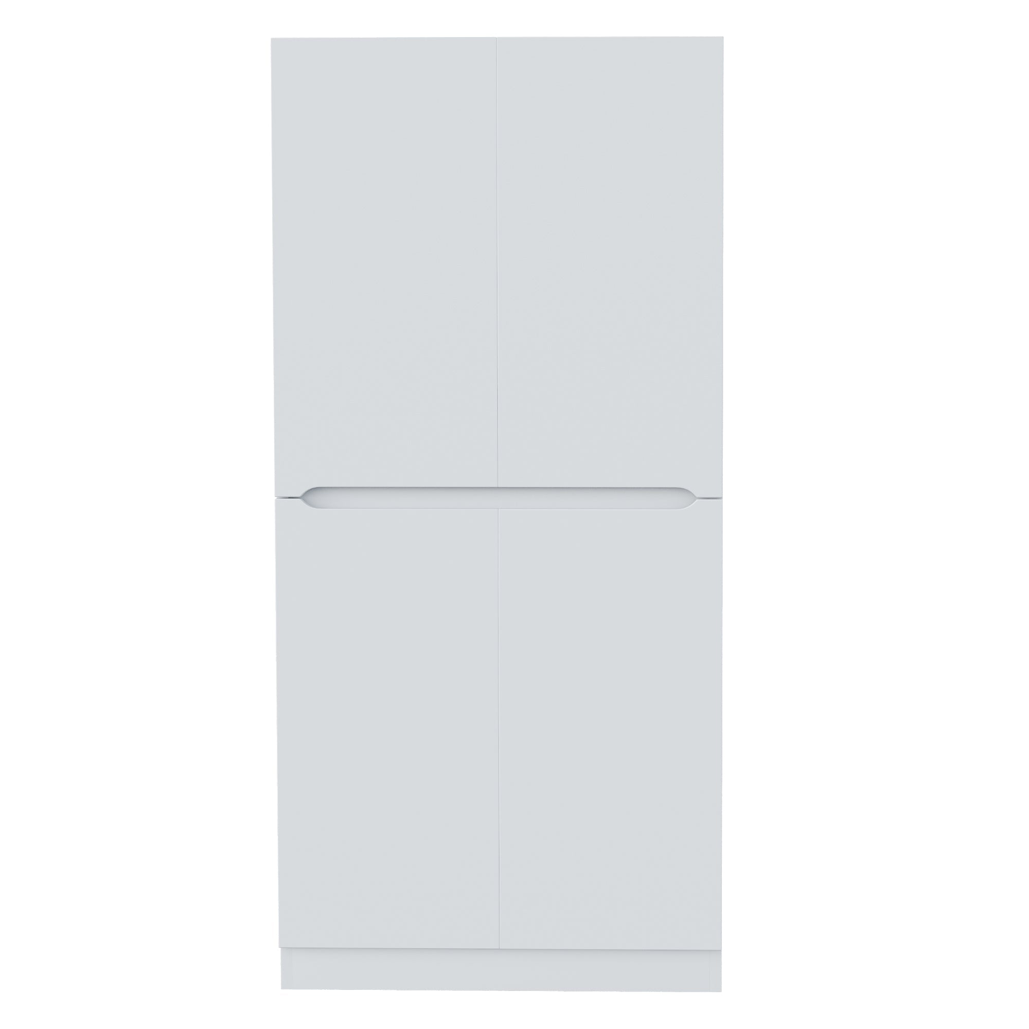 Wardrobe Double Door Storage 70x40x170cm, White