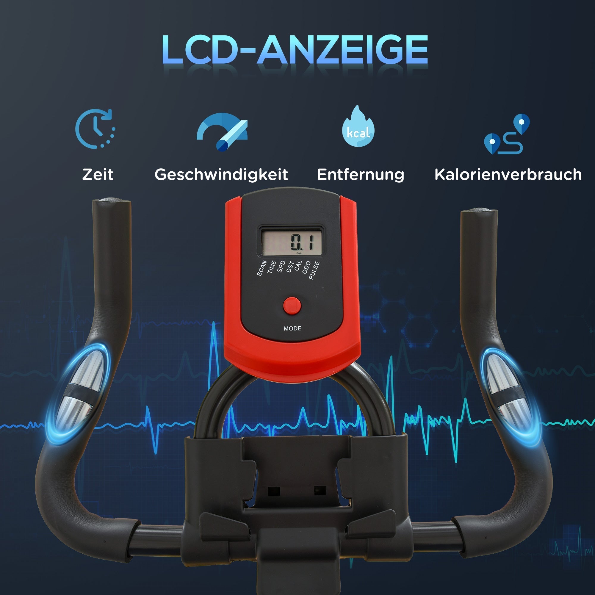 Indoor-Fahrradtrainer, Heimtrainer, Fitnessfahrrad, Stahl