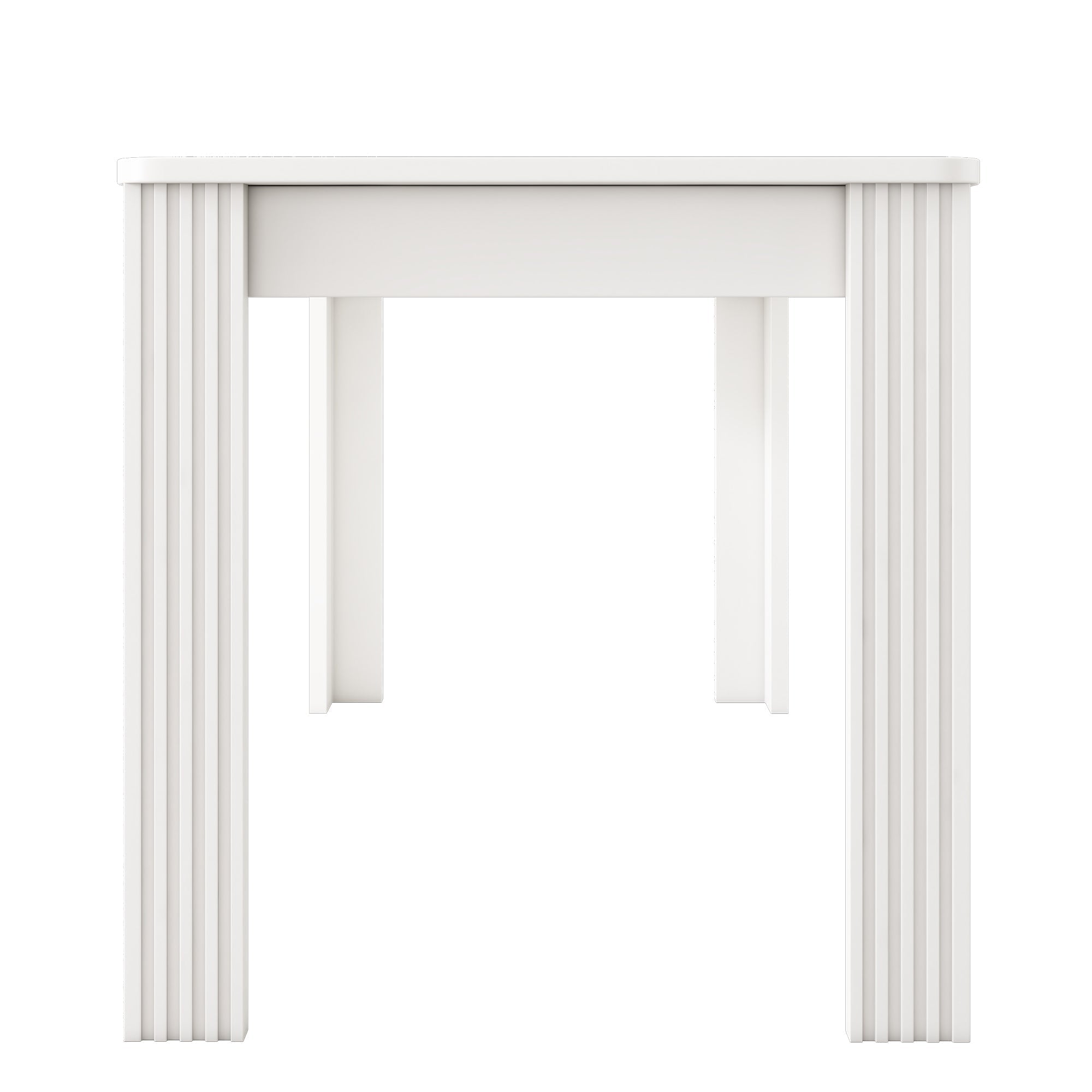 Dining Table Rectangular Modern Simple Oak - White