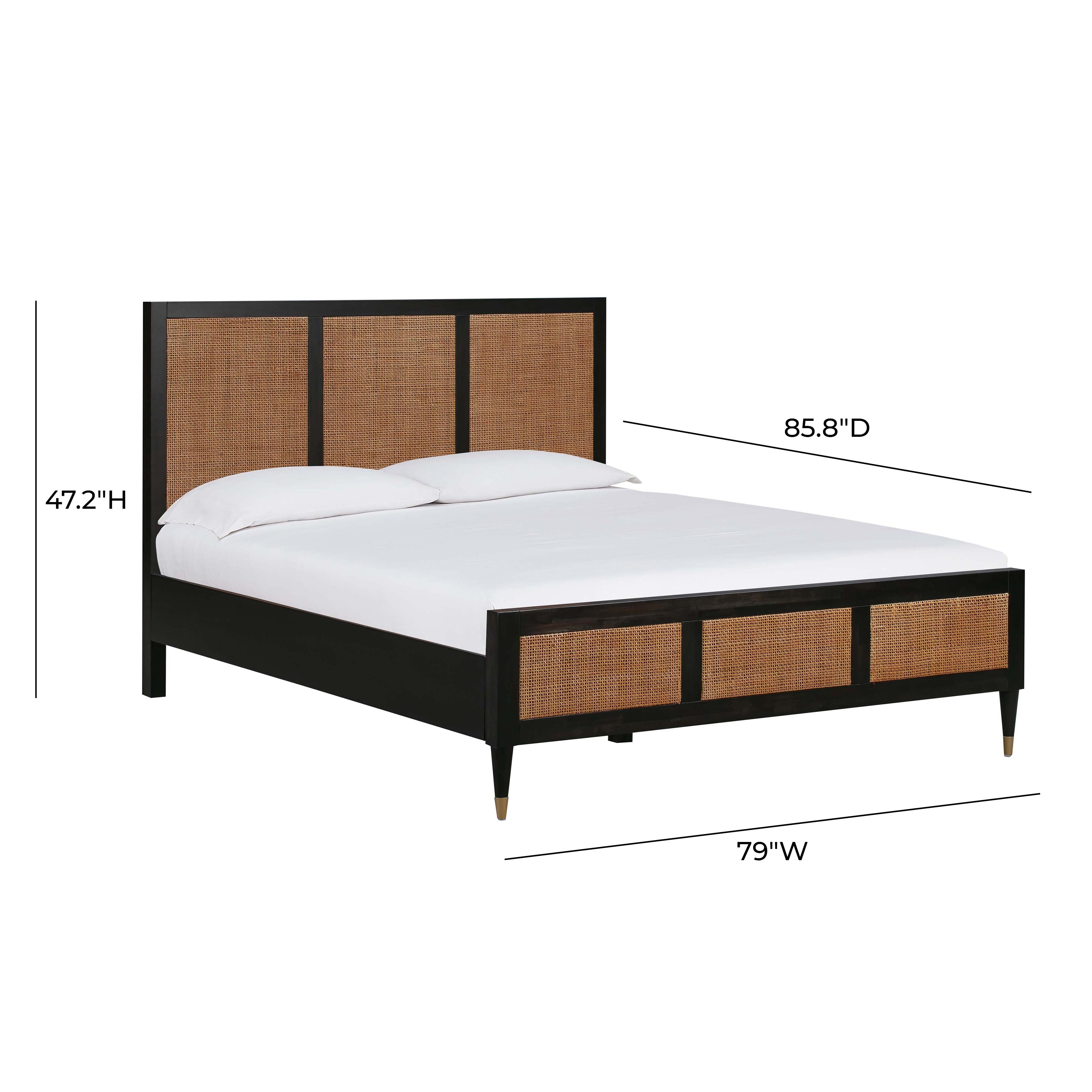 Sierra Noir Bed Super King Wood Black Brown