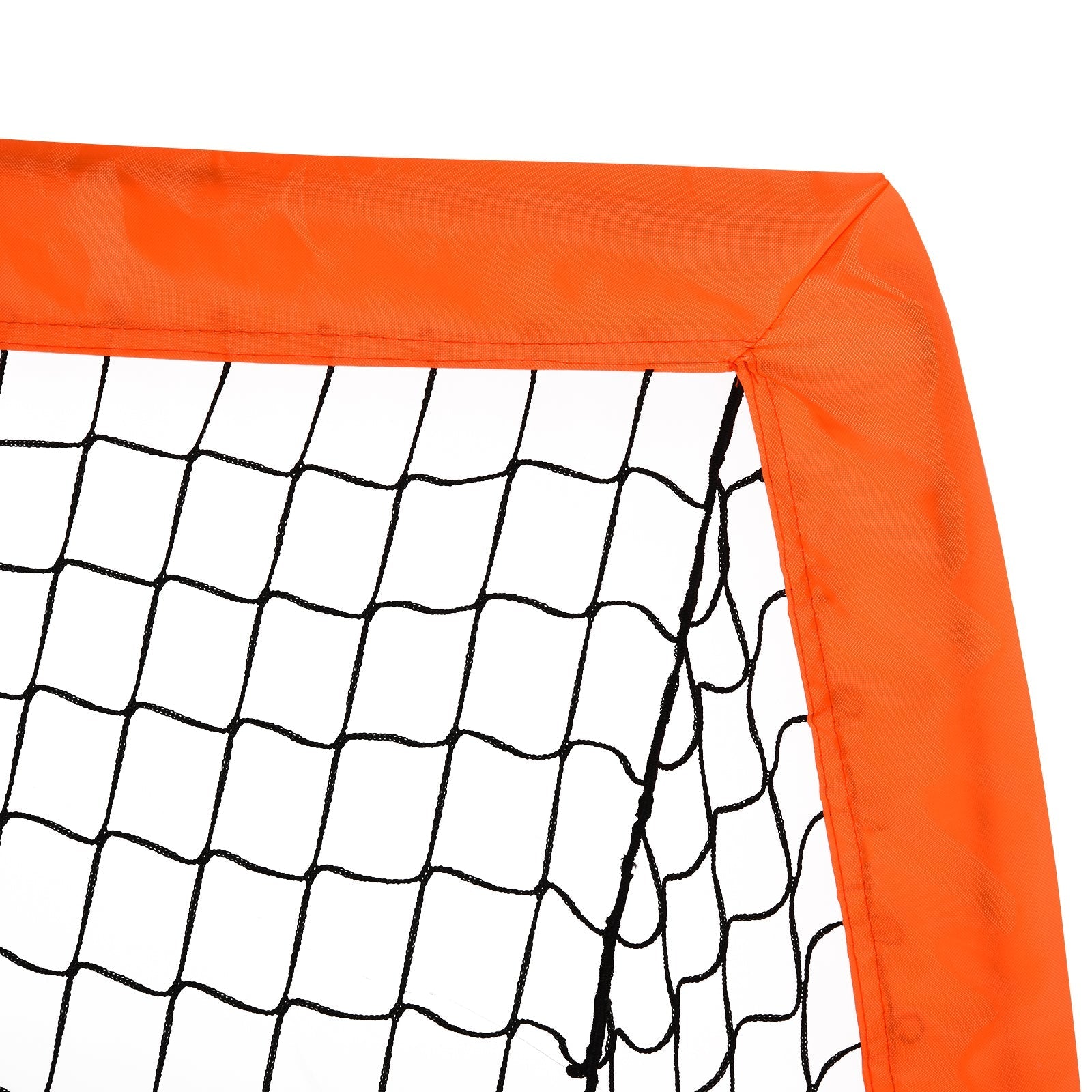 Football Goals, Foldable Mini Metal with Oxford Fabric, Orange