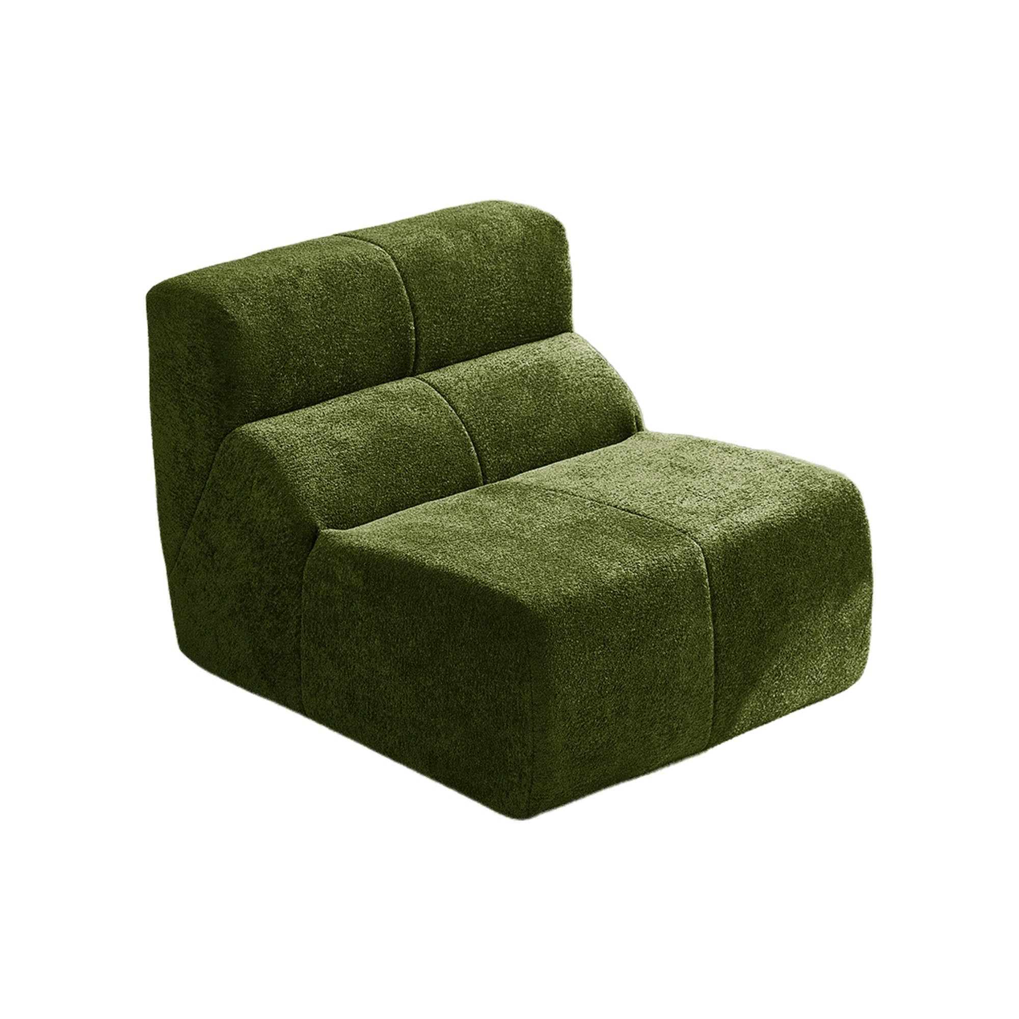 Single Sofa Chair Cloud-Soft Raindrop - Velvet