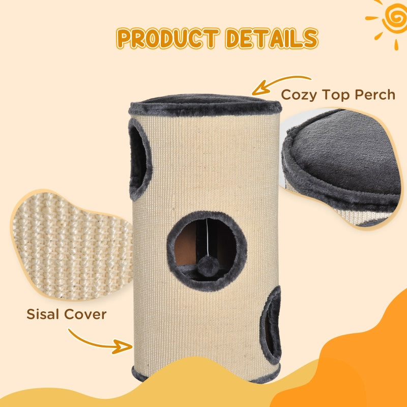 Cat Post Tree, 70cm Height Sisal Activity Center for Indoor Cats
