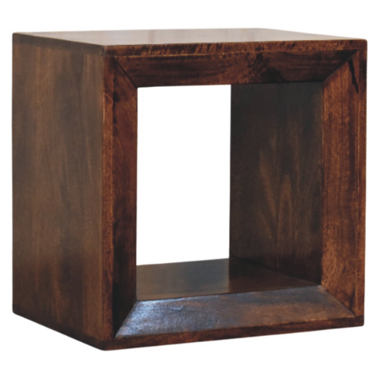 Solis Open Side Table California Walnut