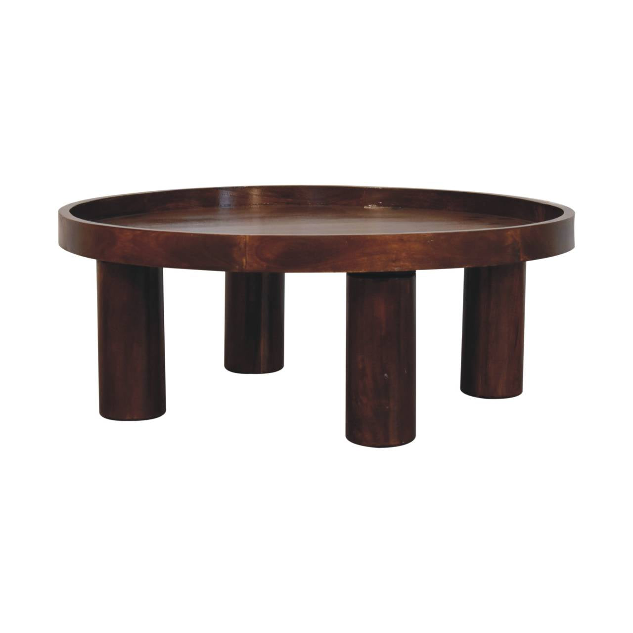 Crescent Coffee Table Solid Mango Wood