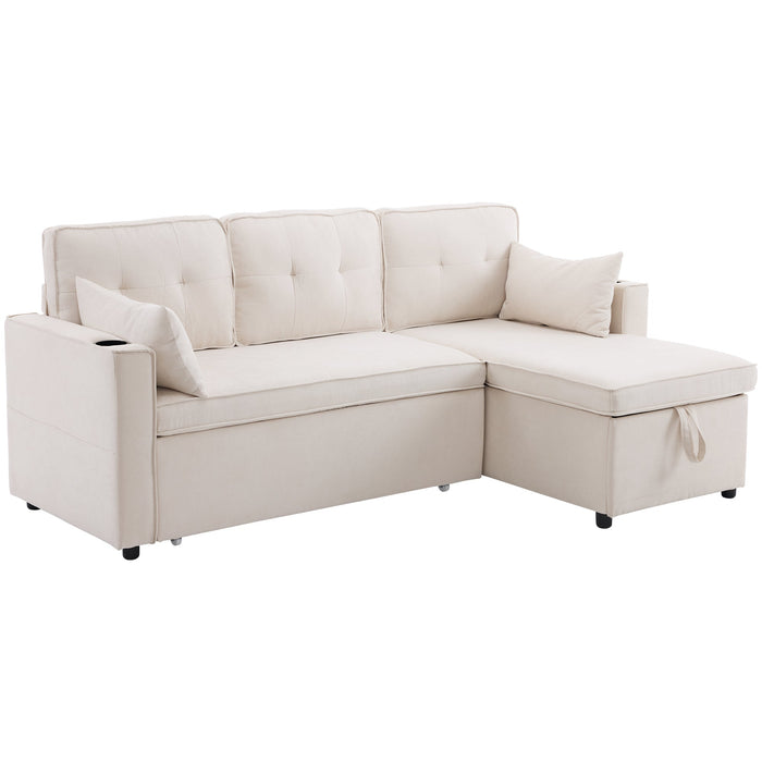 Chaise Longue Sofa, Beige
