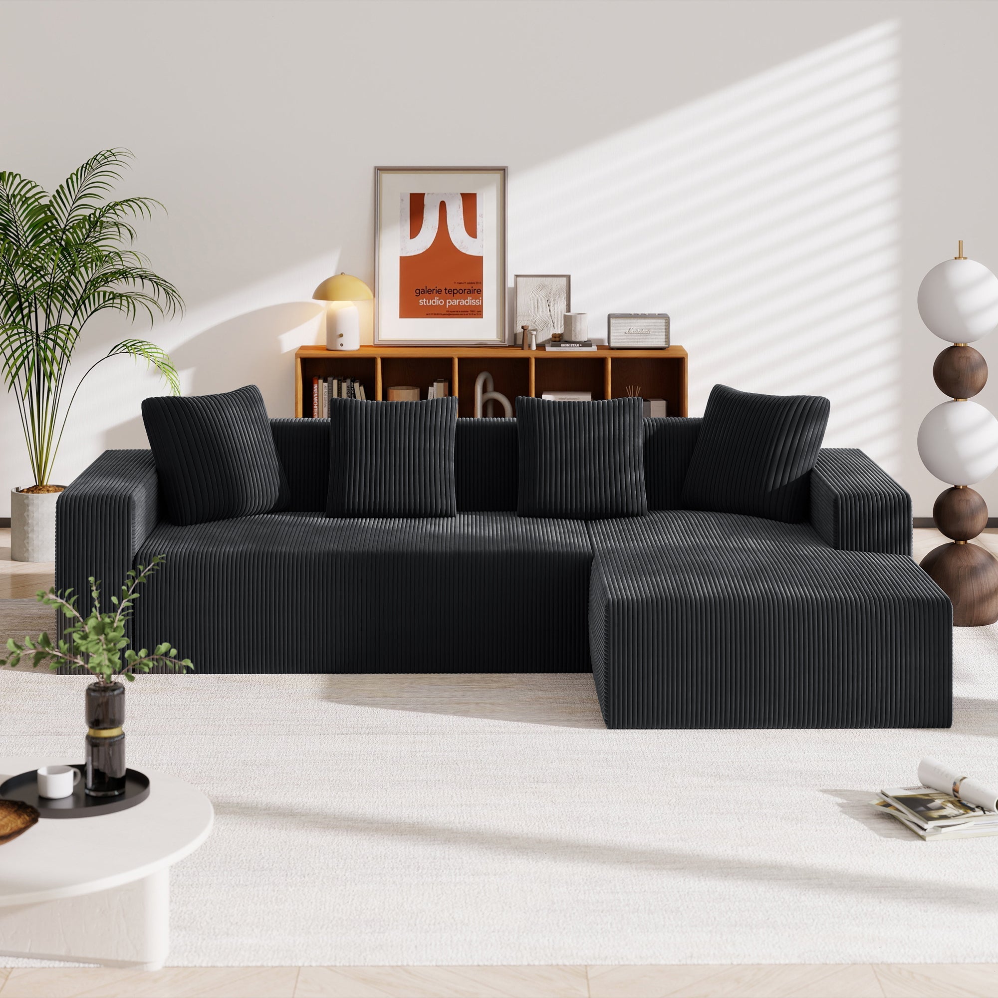 Cloud Modular Sofa L-Chaise Deep Seat - Upholstered