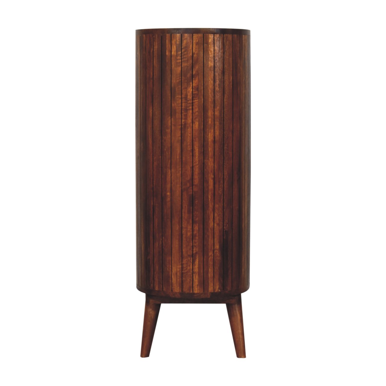 Cortez Open Cabinet Chestnut Wood