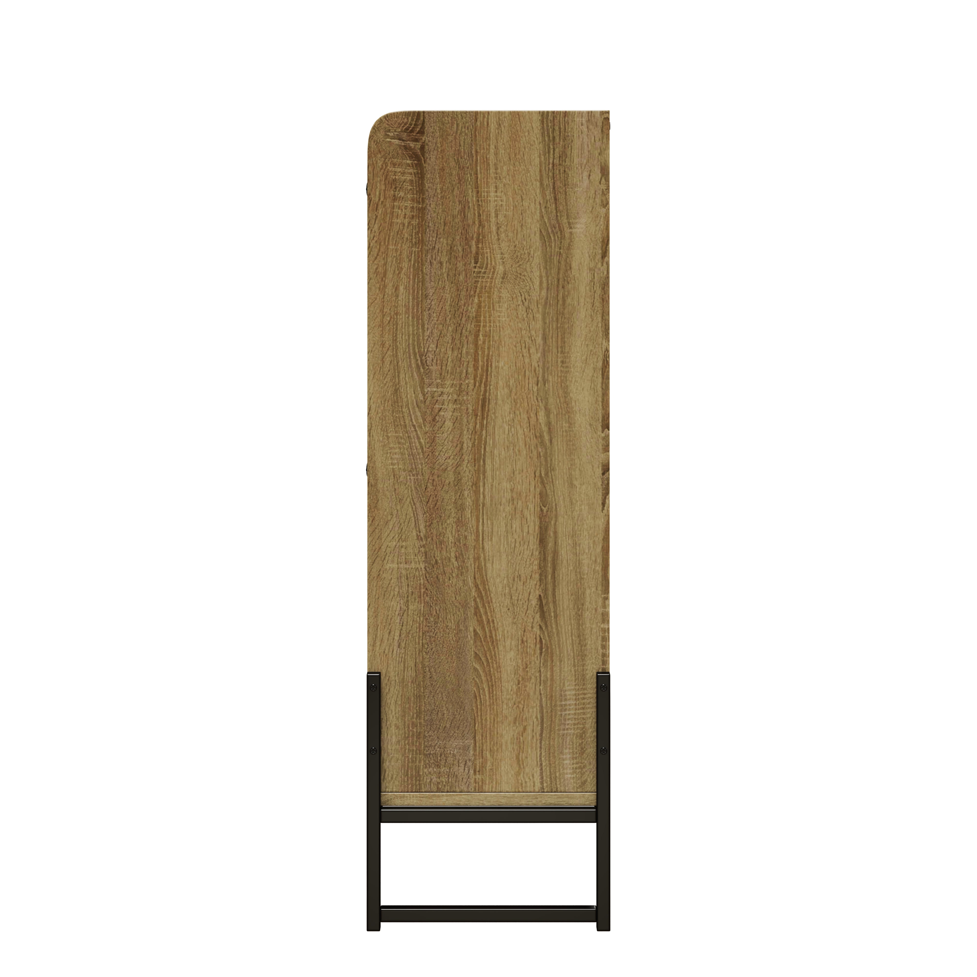 Shoe cabinet 4 flaps adjustable narrow for hallway