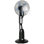 Pedestal Fan 2.8L Water Atomizer Mist Function 120cm Height, Metal