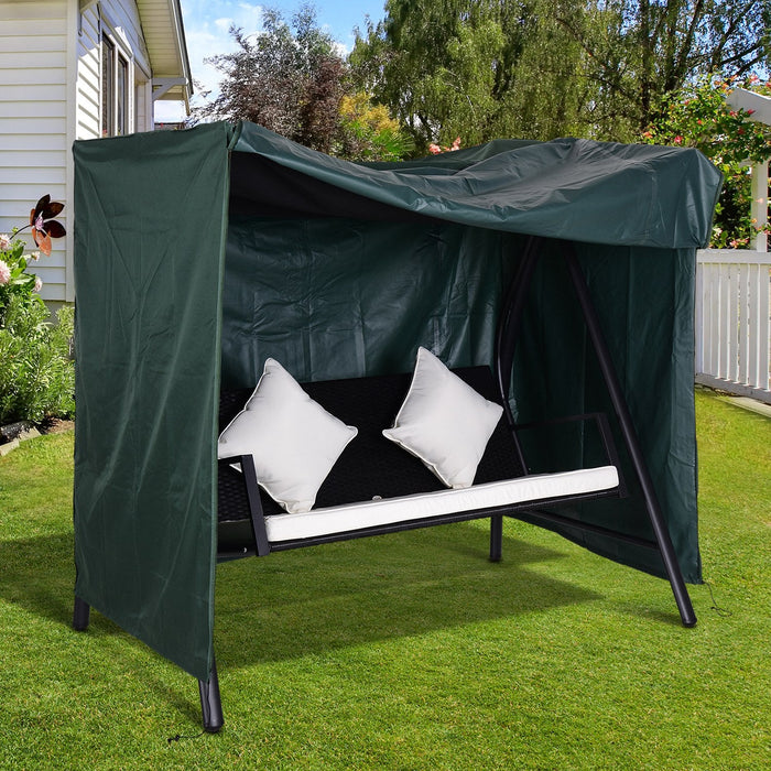 Garden Swing Cover, Waterproof Sun Protection 205x124x164cm, Oxford