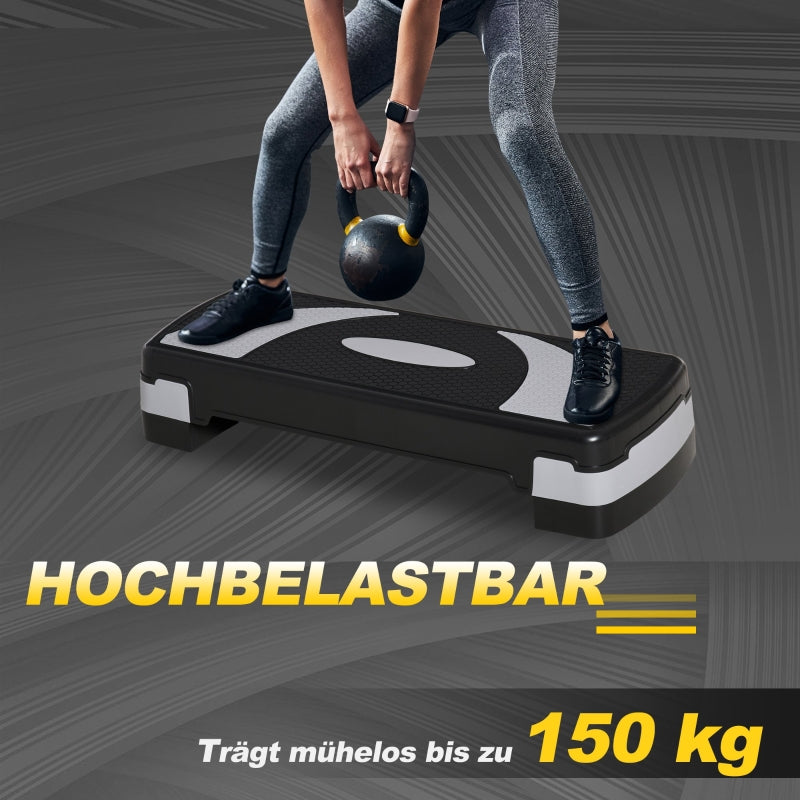 Step Board Aerobic Stepper, höhenverstellbar, Fitness, 80x31 cm