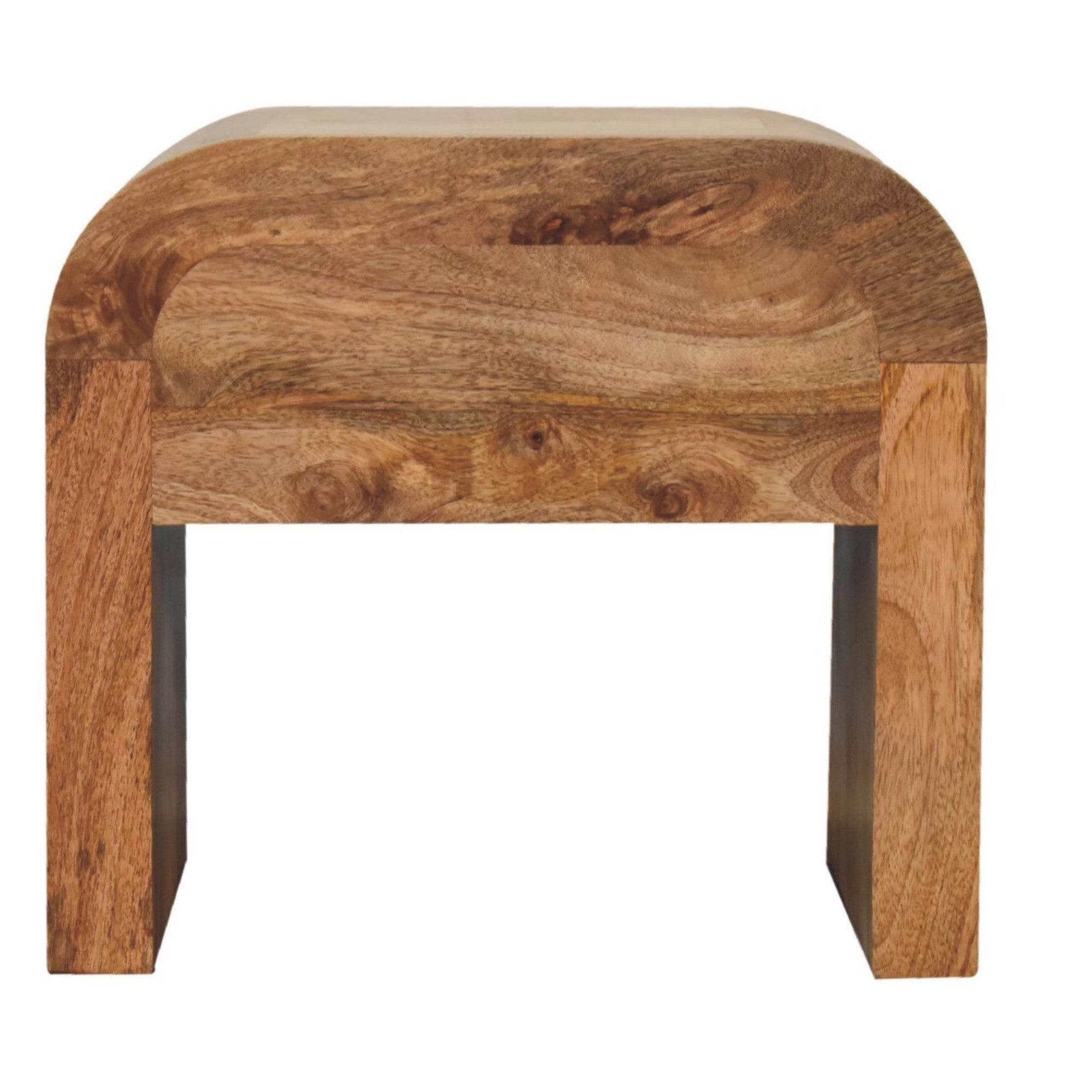 Darcy Bedside, 1 Drawer, Solid Wood Light Brown