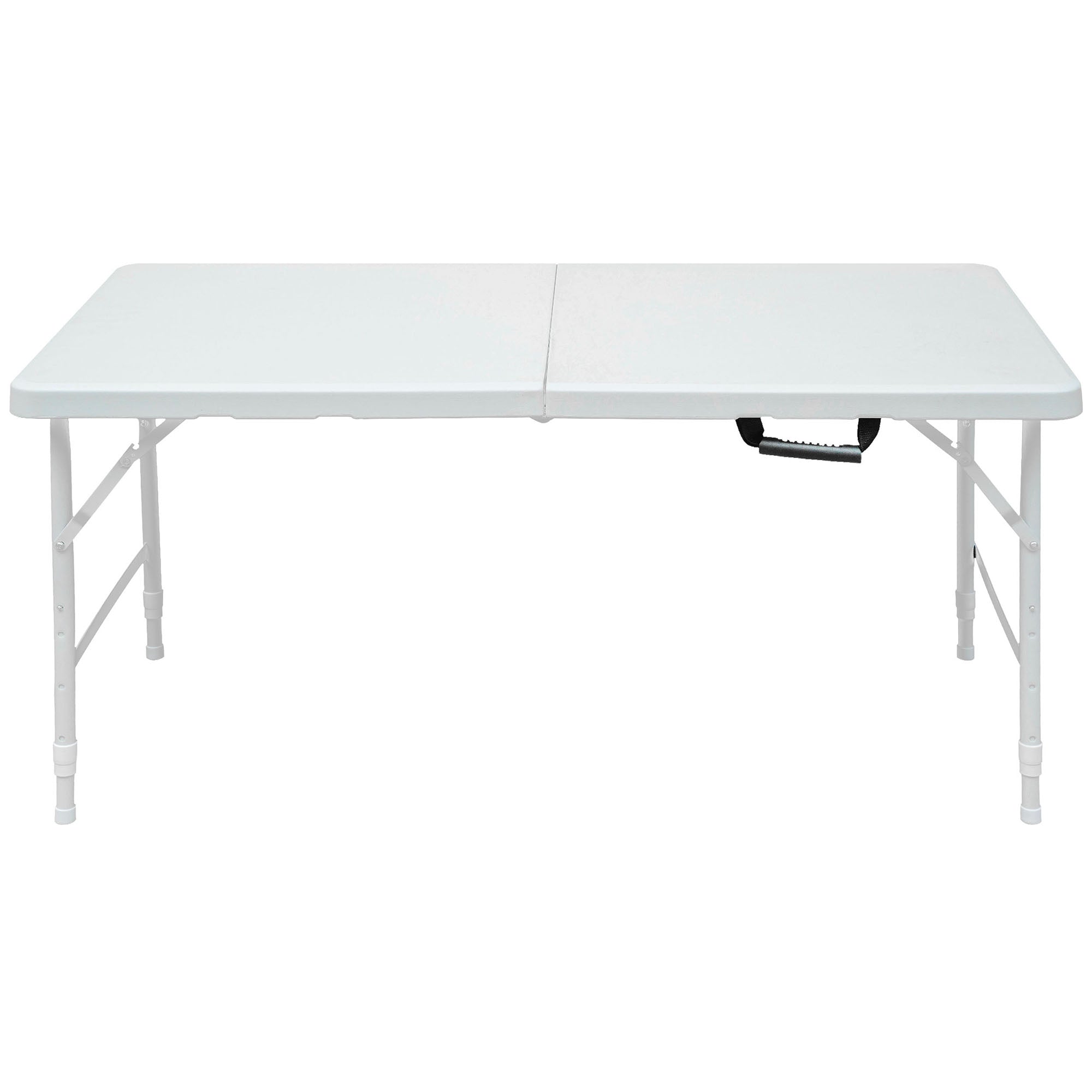 Klapptisch 125cm – Höhenverstellbar, Kompakt, Weiß