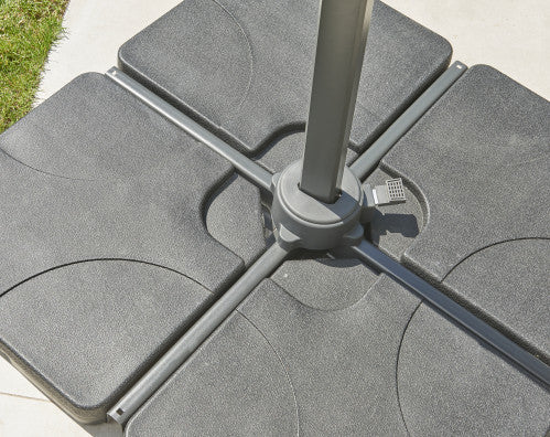 Royce 100kg Plastic Covered Concrete 4-Part Base