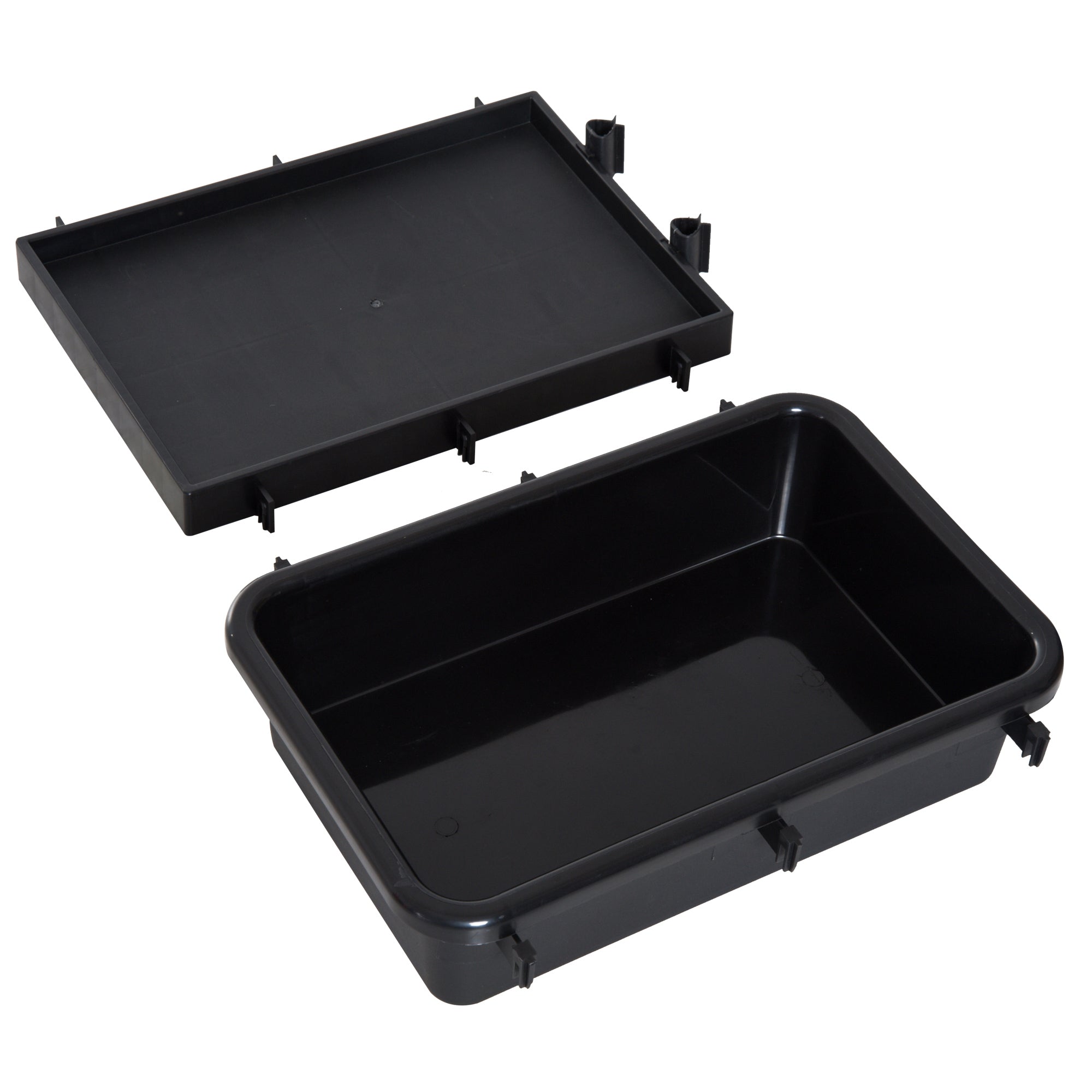 Cleaning Trolley 4-Wheel System Professional Cleaning 111x63.3x103cm, Black/Blue/Orange