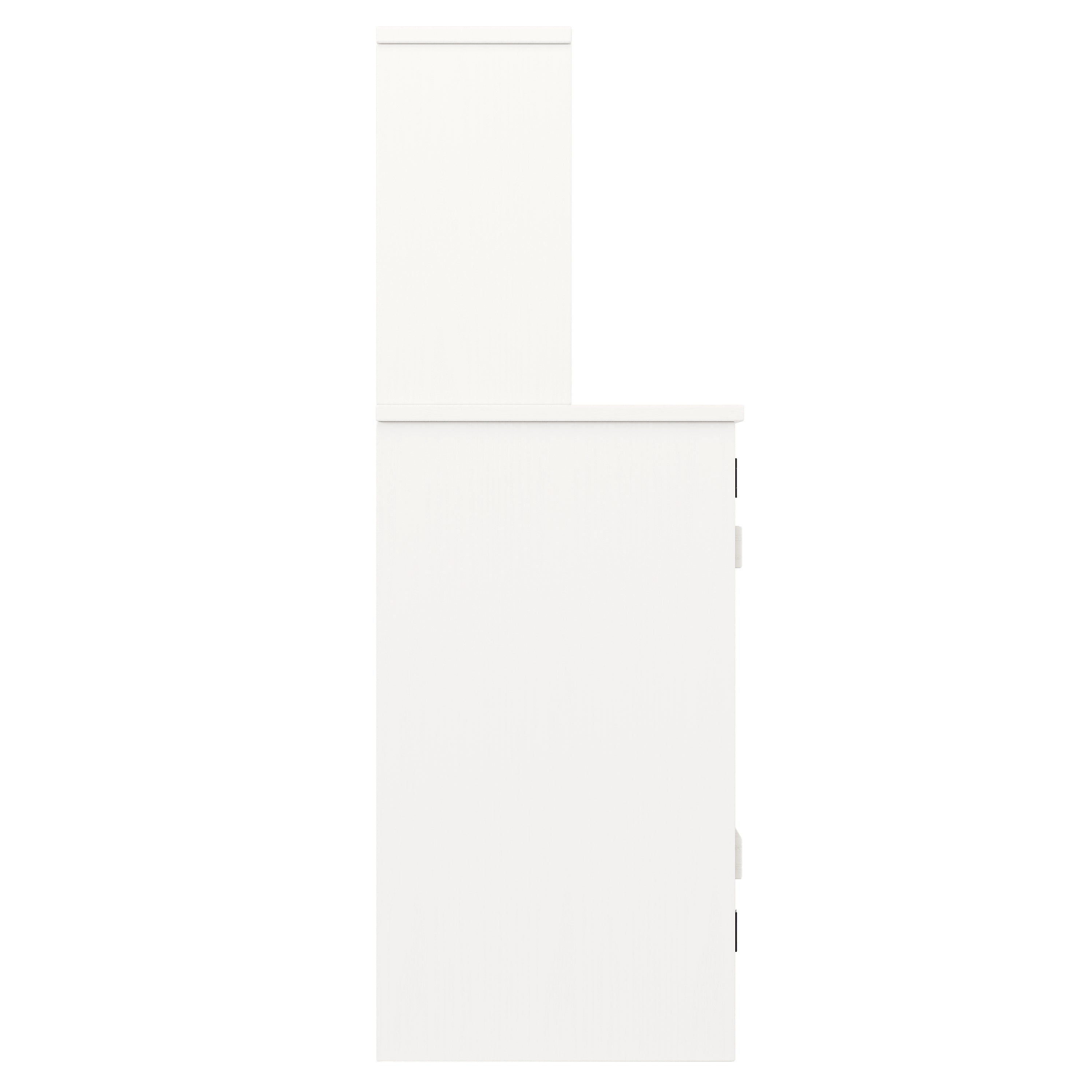 Sideboard 120x40x120cm Wine Glass Rack Storage Minimalist - White/Black
