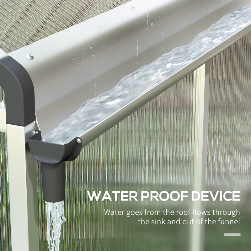 10 x 6ft Walk-In Greenhouse with Aluminium Frame