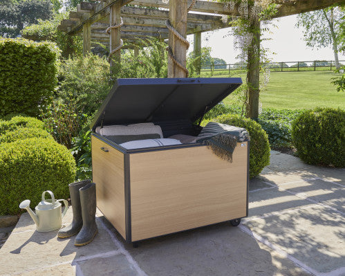 Royce Medium Storage Box (Wood Look)