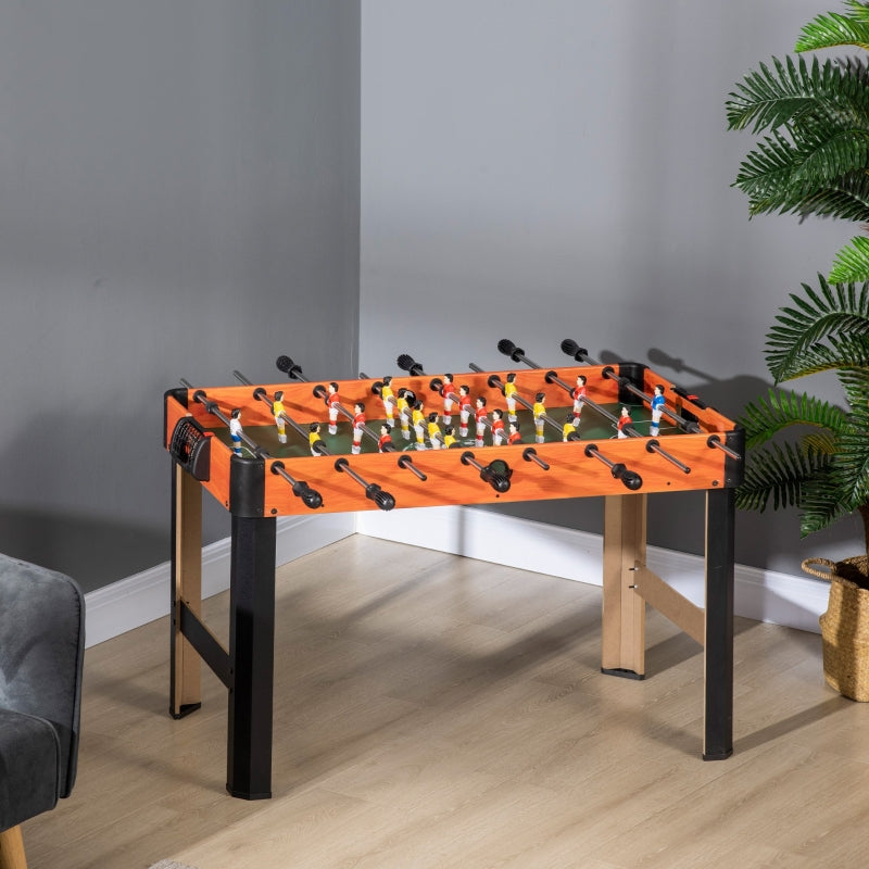 Table Football Set, 2 Balls, Non-Slip Handles, Scoreboard, Colorful MDF/Metal