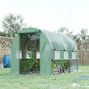 Walk-in Tunnel Greenhouse 2.95x2x2m 6 Windows UV Protection Garden