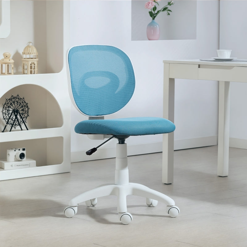 Ergonomic Office Chair C-Back Support Height Adjustable - Blue